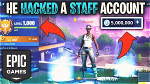 So okay, my first thought was to look on epic's website for some account support. He Hacked A Epic Games Staff Account And Got 5 Million Vbucks And Infinity Gauntlet Youtube