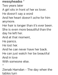 Zienab Hamdan The Day When The Tables Turn Sayings Words Day