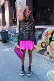 how two live fashion street style colorful fashion