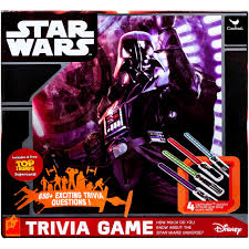 Spanning nine films, two spinoffs and multiple cartoons spread out over multiple decades, star wars has remained a cultural phenomen. Cardinal Games Star Wars Trivia Game Atg Archive Shop The Exchange
