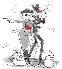 Bonnie And Clyde For Sketch Dailies Http Twindailysketch Tumblr Com Cartoon Pics Concept Art Characters Bonnie N Clyde