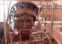 A Closer Look At The Statue Of Liberty Before It Was Green Statue Of Liberty Statue Homeschool History