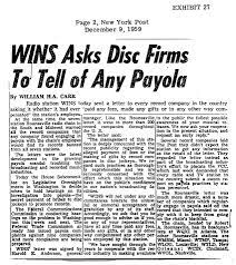 Archives: Payola (1959-1962) – Press Coverage