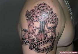 Check spelling or type a new query. Grey Ink Family Tree Tattoo On Shoulder