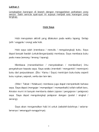 Soalan bm tahun 6 bahasa melayu via maryantijamaludin.blogspot.com. Latihan B M Karangan