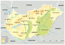 Limita com áustria, eslováquia, romênia, ucrânia, sérvia, croácia e eslovênia. Large Detailed Elevation Map Of Hungary Hungary Europe Mapsland Maps Of The World