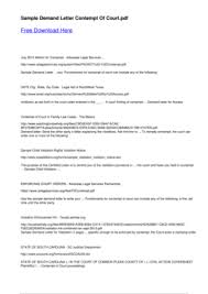 You should clearly state in the letter why the parent/guardian is a clear choice to get custody of the child. Sample Demand Letter For Contempt Of Court Fill Online Printable Fillable Blank Pdffiller