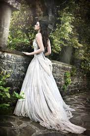 Gothic White Wedding Dress Fairy Tales Photoshoot Wedding Dresses