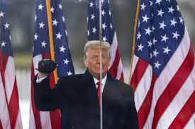Trump knocks biden on border, hints at 2024 plans at his first rally since leaving the white house, former president donald trump on saturday lambasted the biden administration's immigration. Trump Speech Incites Dc Protests I Ll Never Concede Los Angeles Times