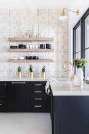 Black And Gold Kitchen Tiles The Prettiest Modern Farmhouse No For Real The Prettiest Kitchen Tile Ide Farmhouse Kitchen Backsplash Accent Wall In Kitchen Kitchen Backsplash Designs
