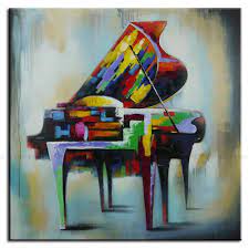 Check spelling or type a new query. Piano Painting On Canvas Colorful Piano Art Music Art Large Painting Abstract Painting Still Life Hand Painted On Canvas B Piano Art Piano Art Painted Painting