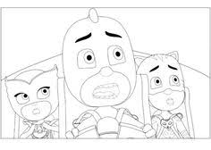Get 41 dibujos para colorear super heroes en pijamas kasual shirt. Pjmasks Heroes En Pijamas Para Colorear