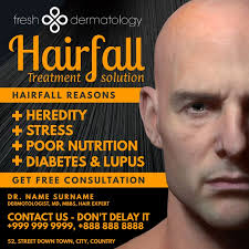 Most women go for laser therapy or medications prescribed by dermatologists to regrow the hair. Hair Loss Treatment 2021 Template Postermywall