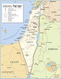 Israel, jordan and the palestinian authority are linked by common aquifers that have recently become subject to overdrafting, contamination and negotiation. Political Map Of Israel Nations Online Project