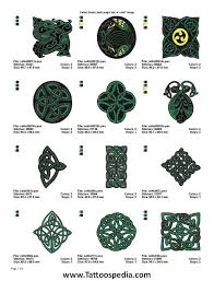 Celtic Knot Symbols And Meanings Chart In Celtic Knots And