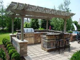 Included rotisserie kit and motor. Backyard Pergola Kitchen Ideas Novocom Top