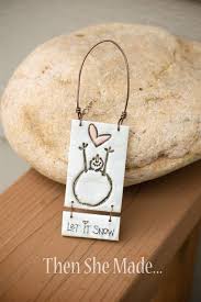 What Did One Snowman Say To The Other Snowman Lost Snowman Ornament Tutorial Christmas Clay Christmas Ornaments Snowman Christmas Ornaments