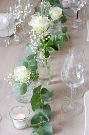 Tischdeko Mit Eukalyptus Eine Variante Fur Das Kleine Budget Blumigo Hochzeit Deko Tisch Tischdekoration Hochzeit Blumen Tischdeko Hochzeit