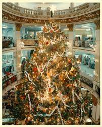Christmas Tree Inside City Of Paris Department Store Calisphere