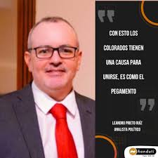 El analista político, Leandro Prieto Ruíz, a habló sobre las designaciones  de EEUU a @horaciocartespy y @hugovelazquez.py , opinó que esa situación  hará una unión entre colorados 🗣️"Siempre que hay una intromisión