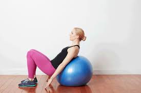Decathlon yoga knee & wrist pad 5. Beginner Ball Workout For Stability And Strength