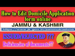 An applicant can apply application online free of cost in jharsewa portal. How To Edit Domicile Application Form After Rejection Domicile Certificate Online Form J K Youtube