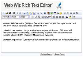 Using javascript and dhtml, no java or plugin needed. 18 Free Online Rich Text Editors You Should Use Quertime
