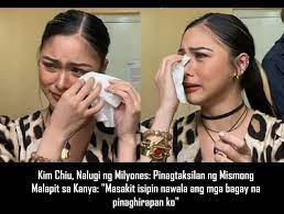 Kim Chiu subrang longkot dahil nawala ang millions ang kumuha daw nito ay  ang kanyang kapatid na nalolong sa sugal. Grabi ang sugal Pag ikaw na  lolong kahit asawa mo kapatid mo