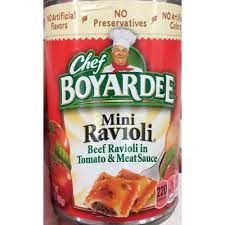 Shop for chef boyardee beef ravioli in tomato & meat sauce (40 oz) at smith's food and drug. Calories In Mini Ravioli From Chef Boyardee