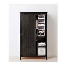 Hemnes Wardrobe With 2 Sliding Doors Black Brown 47 1 4x77 1 2 Ikea Hemnes Wardrobe Hemnes Sliding Doors