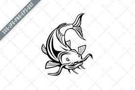 These svg images were created by modifying the images of pixabay. Catfish Or Wels Catfish Svg Cut File Dxf Jpg Png 688063 Illustrations Design Bundles