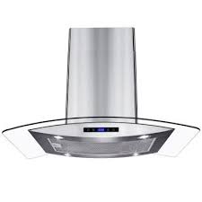 akdy 36 in kitchen island mount range hood stainless steel with tempered glass leds touch control and carbon filters rh0418 the home depot kirklands franklin