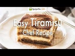 Tiramisu Is Easy To Make Especially When You Make It The Traditional Italian Way A Recipe By Chef Vanessa Martin Of Mer Chef Recipes Dessert Recipes Recipes