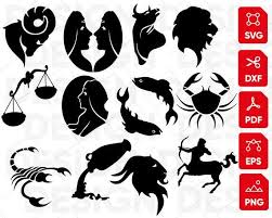 Horoscope Svg Zodiac Svg Astrology Svg Zodiac Sign Bundle Etsy In 2020 Zodiac Signs Svg Zodiac