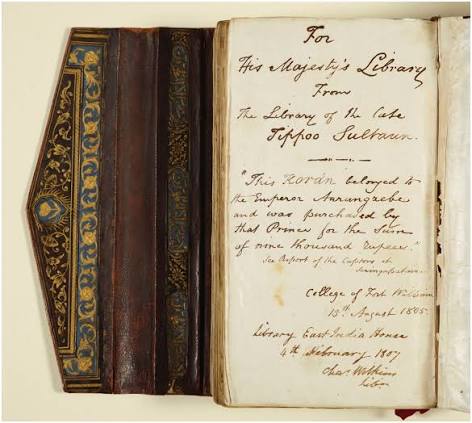 Plunder and Prestige: Tipu Sultan's Library and the Making of British India