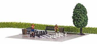 With its classic, harmonious design in a 40 x 40 cm real wood frame, it is the perfect size for playing at home. Busch 7839 Action Set Gartenschach
