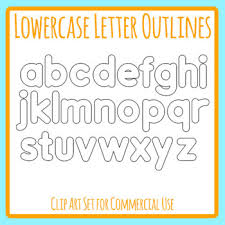 alphabet letter outlines teaching resources teachers pay teachers