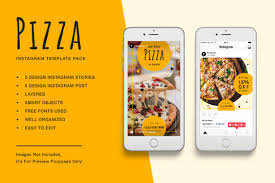Producto rico en calcio natural y proteína. Pizza Instagram Stories And Post Graphic By Formatikastd Creative Fabrica