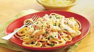 Skinny Chicken Linguine Alfredo Recipe Bettycrocker Com