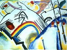 Wassily kandinsky's first abstract watercolor, painted in 1910, is one of the first artworks to emerge from the representational tradition of western european painting entirely, shedding references to well known forms, conventions of material representation and all narrative allusions. Wassily Kandinsky Untitled First Abstract Watercolor 1910