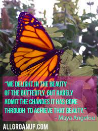 Martin godwin for the guardian photograph: Maya Angelou Quote The Changes Of The Butterfly All Groan Up