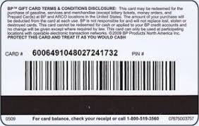 Check bp gift card balance us. Gift Card Green Card On Yellow No Sv Number On Back Bp United States Of America Bp Col Us Bp 001a