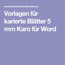 Linierte blätter klasse 1 riesig. Vorlagen Fur Karierte Blatter 5 Mm Karo Fur Word Kariertes Blatt Schulideen Vorlagen