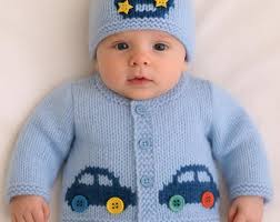 Baby Unicorn Cardigan Knitting Pattern: DK Jacket & Hat (0-18 Months)  (digital Pattern)