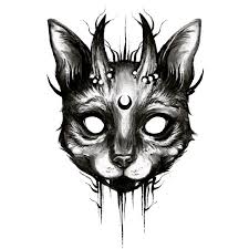 CLAIMED – dark demon cat ???? . . . #cattattoo #cattoo #blackwork #darktattoo #gothtattoo #demontattoo #witchytattoo #tattootoronto #tattoo #tattoocanada #queertattooartist