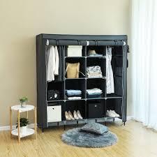We did not find results for: Closet Organizers 67 Portable Closet Storage Fabric Wardrobe Colthes Organizer Rack Shelf Bedroom Home Garden
