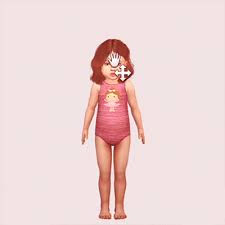 Sims' midriff, head, hands, and feet now scale . Redhead Sims Cc