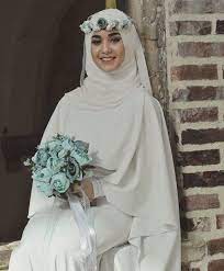Foto pengantin tiyara+muzid dg baju pengantin, gaun pengantin, kebaya pengantin muslimah di jepara jawa tengah. Simple Hijab Modern Wedding Dress Archives Addicfashion