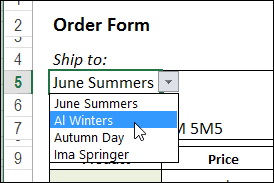 Show Multiple Columns In Excel Drop Down List Contextures Blog