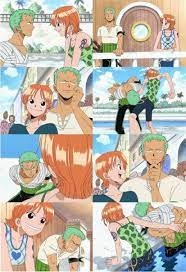 Zoro X Nami One Piece Comic One Piece Funny One Piece Fanart